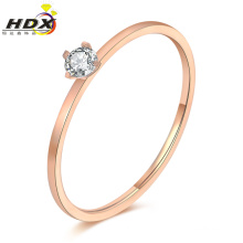 Мода Ювелирные изделия Кольца из нержавеющей стали Diamond Дамы кольцо (hdx1151)